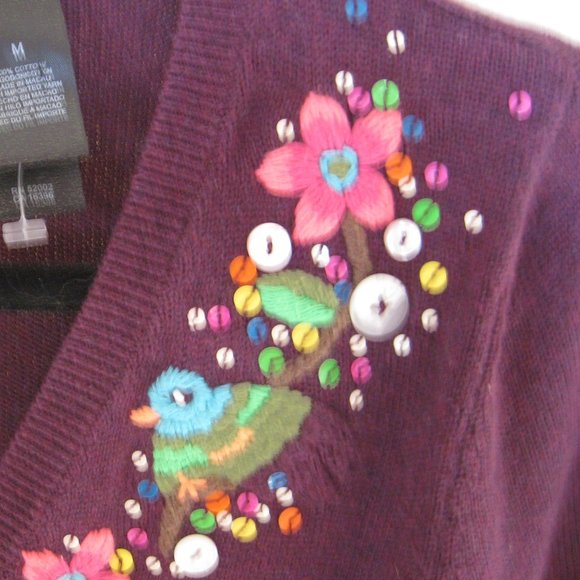 Donna Karan wrap knit sweater - Picture 3 of 8